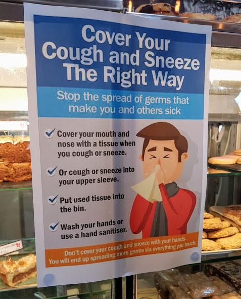 coronavirus warning poster
