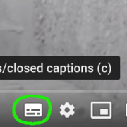 closed captions