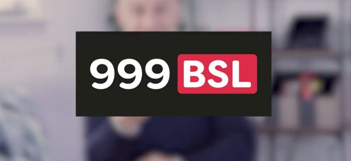 British sign language 999