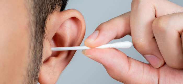 Don't use cotton buds to clean ear wax