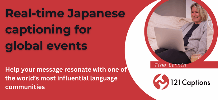 Real-time Japanese captioning for global events