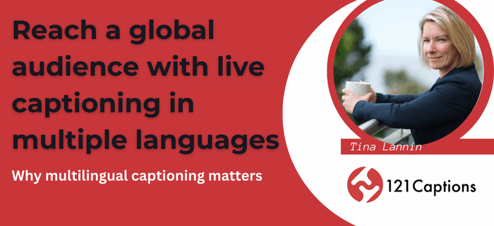 live captioning in multiple languages