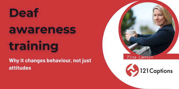 Deaf awareness training from 1-2-1 Captions