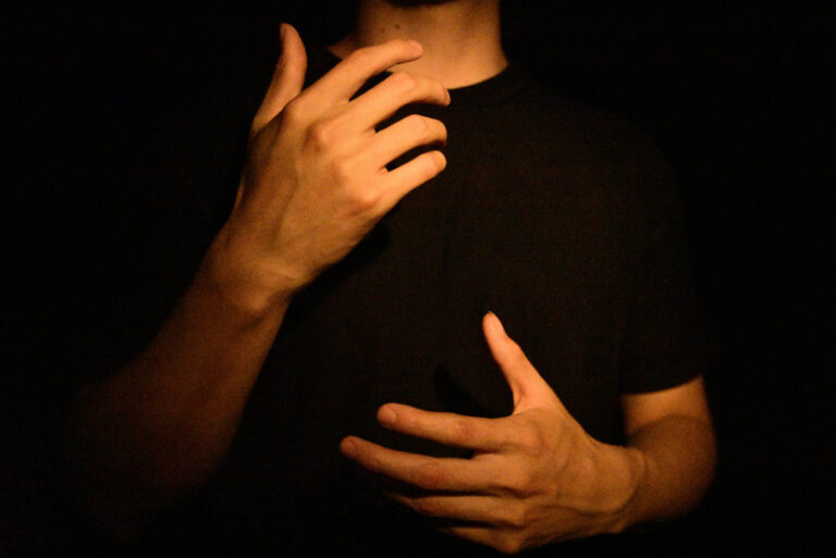 sign language interpreter hands