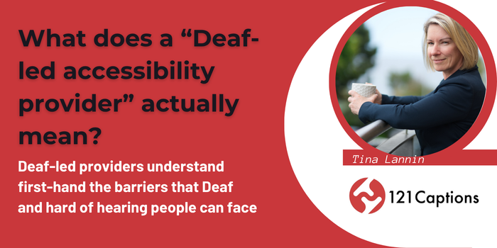 Deaf-led accessibility provider